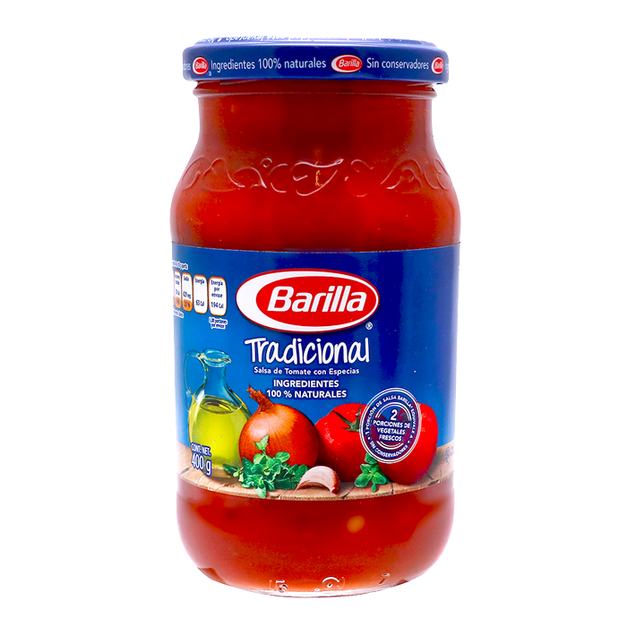 SALSA BARILLA TRADICIONAL FRASCO 400  GR.