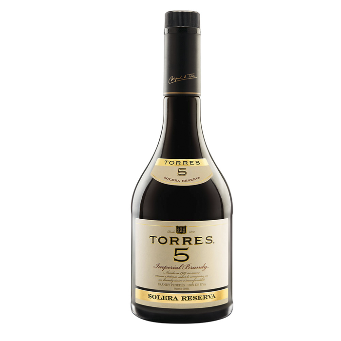 BRANDY TORRES 5 AÑOS 700 ML 700  ML.