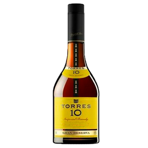 BRANDY TORRES 10 AÑOS 750  ML.