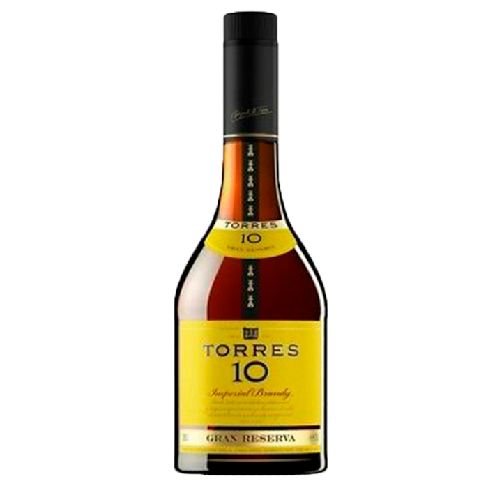 BRANDY TORRES 10 AÑOS 750  ML.