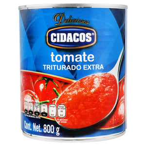 TOMATE TRITURADO CIDACOS LATA 800  GR.