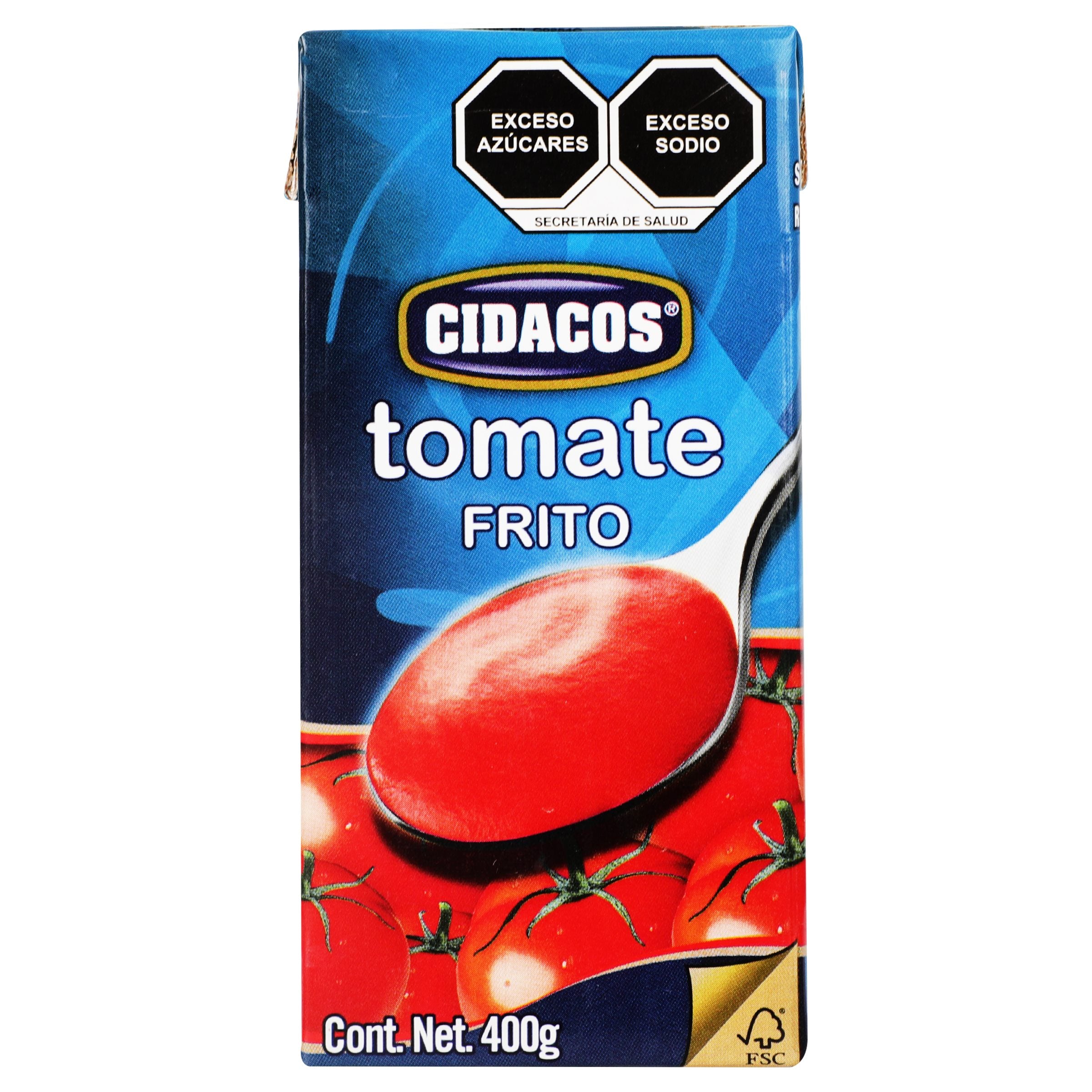 TOMATE FRITO CIDACOS TETRA 400  GR.