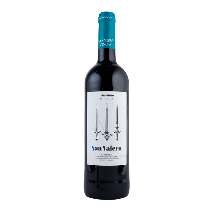 VINO SEMI DULCE SAN VALERO 750  ML.