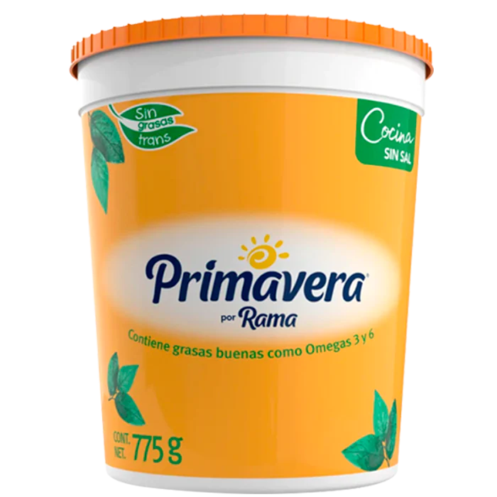 MARGARINA PRIMAVERA SIN SAL 775  GR.